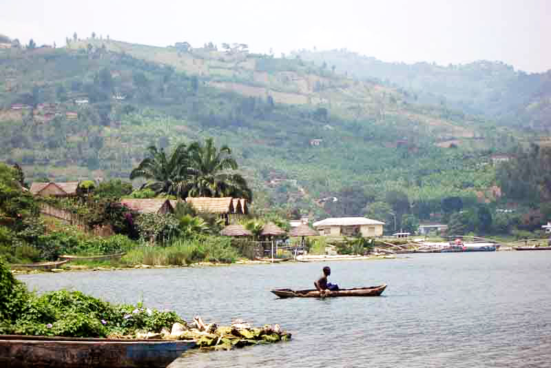 Озеро Киву в Руанде